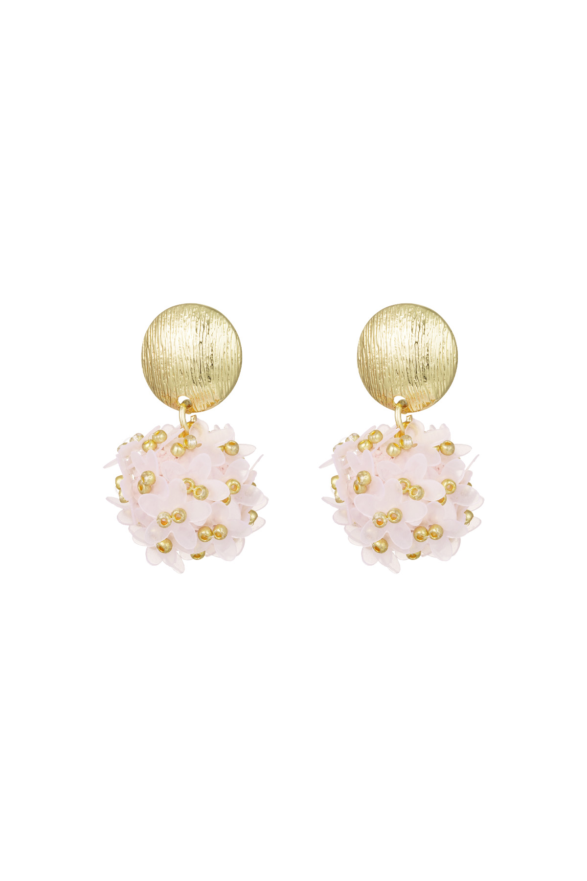 Pop of colour earrings - Pale pink h5 