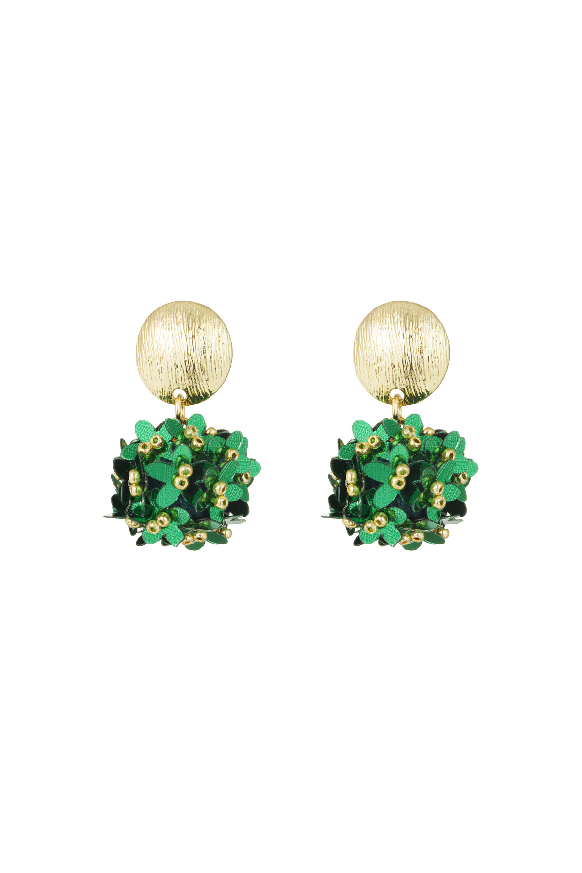 Pop of colour earrings - green h5 