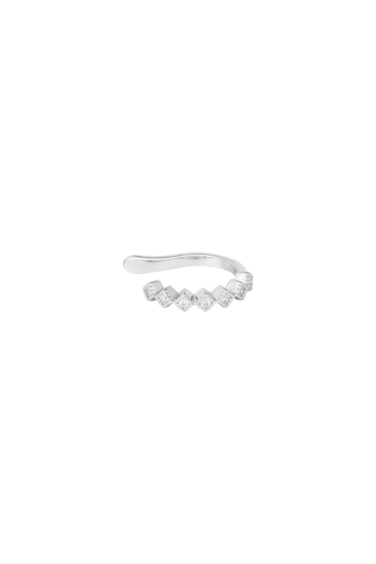 Earcuff Elegant Edge - silver h5 