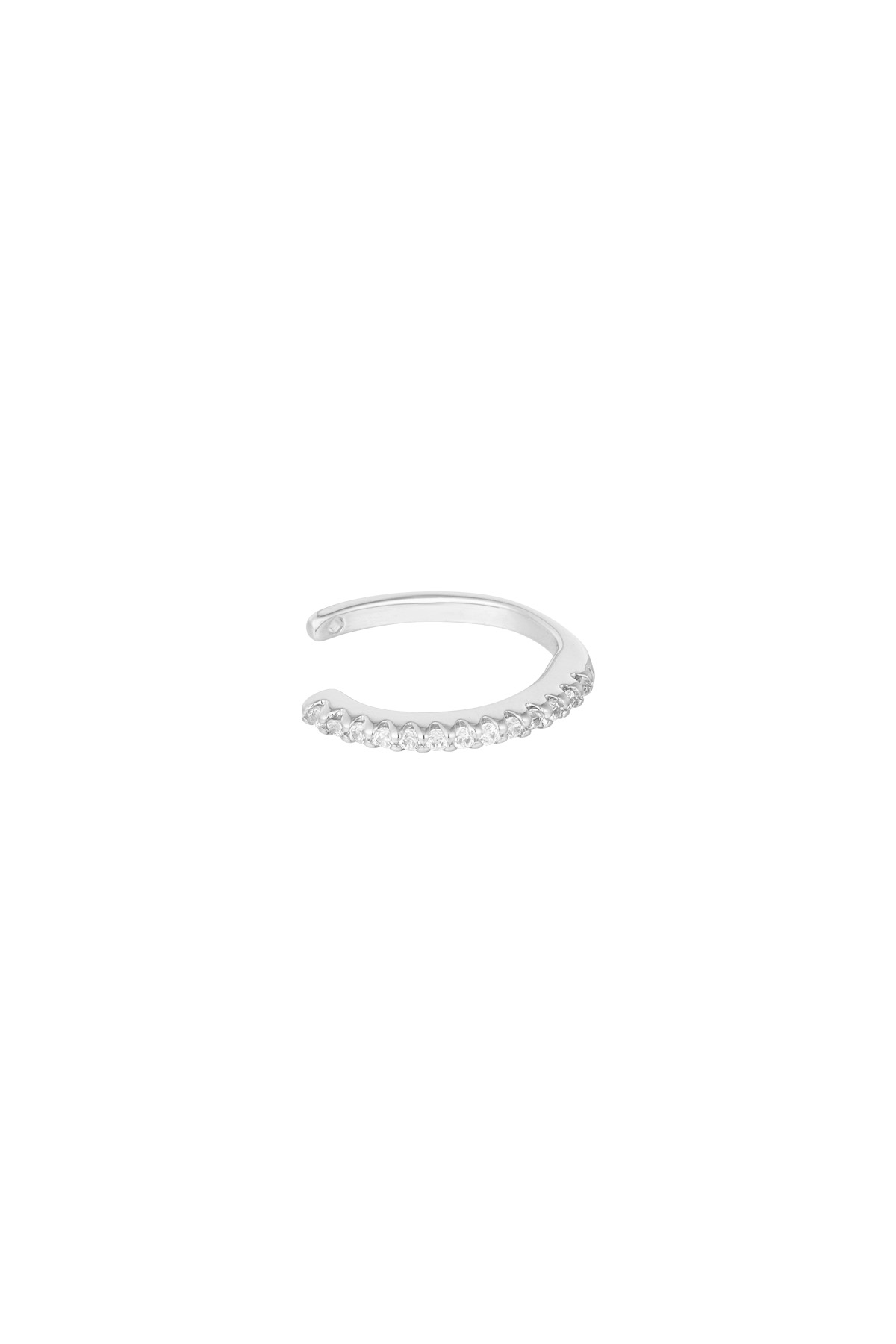 Earcuff Diamond Glow - silver h5 