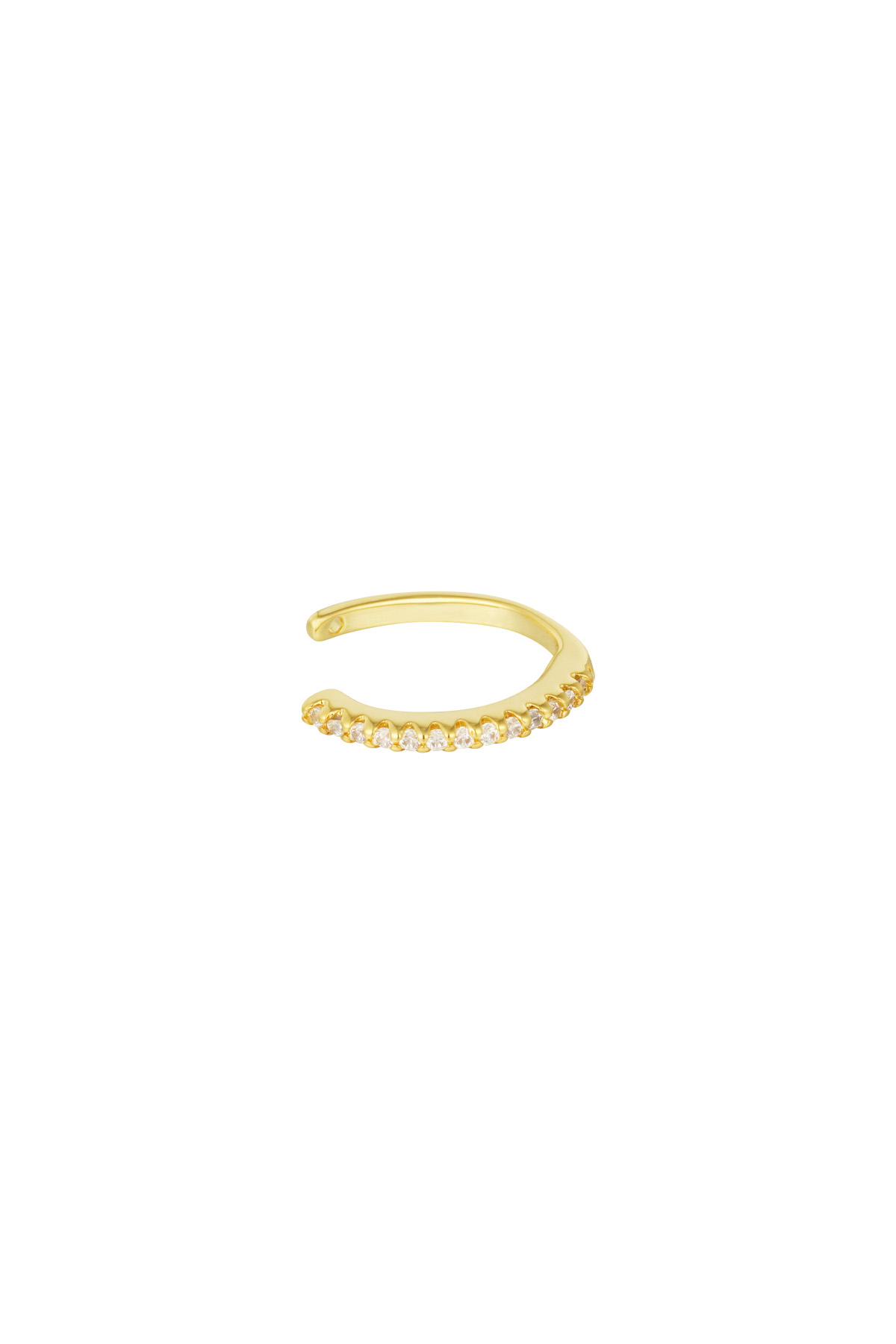 Earcuff Diamond Glow - gold h5 