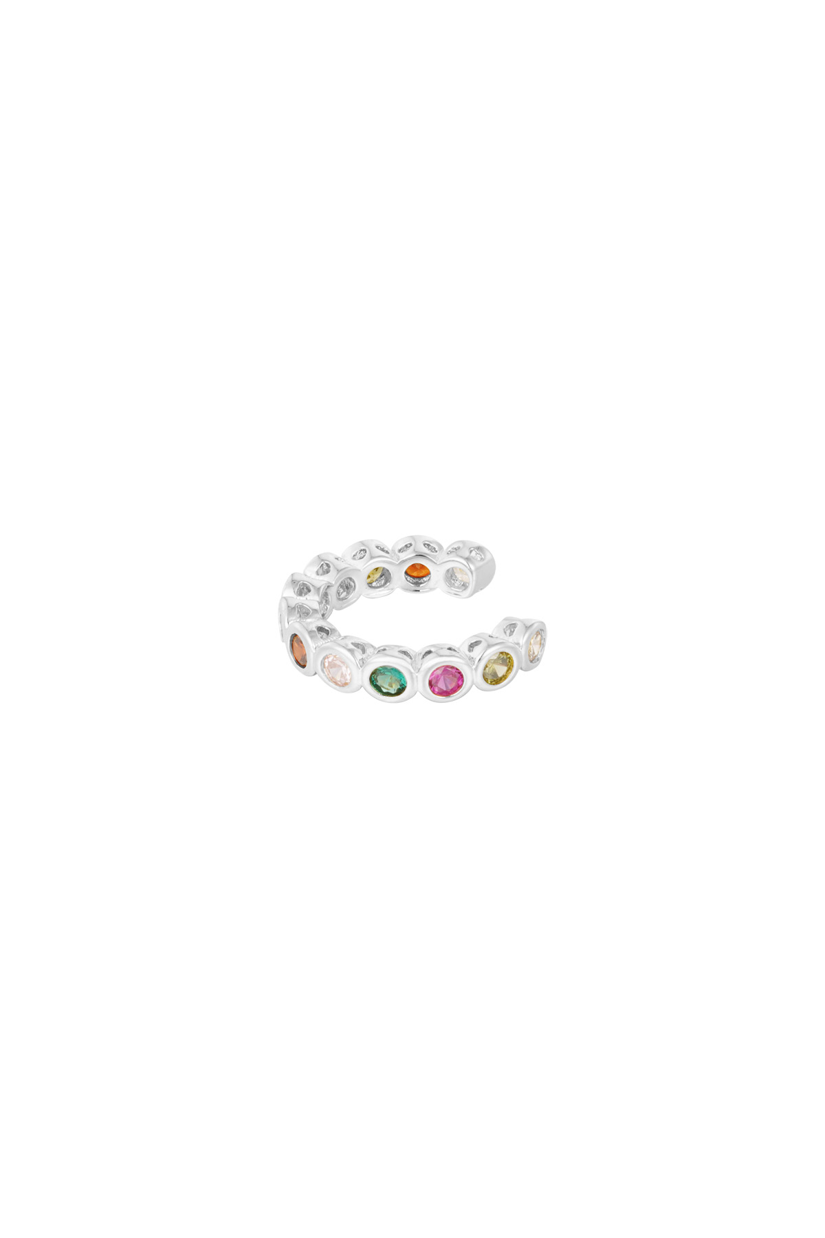 Earcuff Colorful Bliss - silver h5 