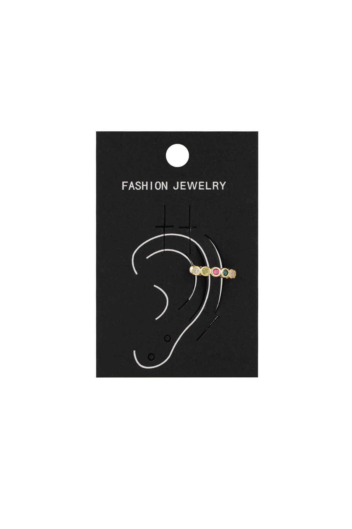 Earcuff Colorful Bliss - gold h5 Picture4