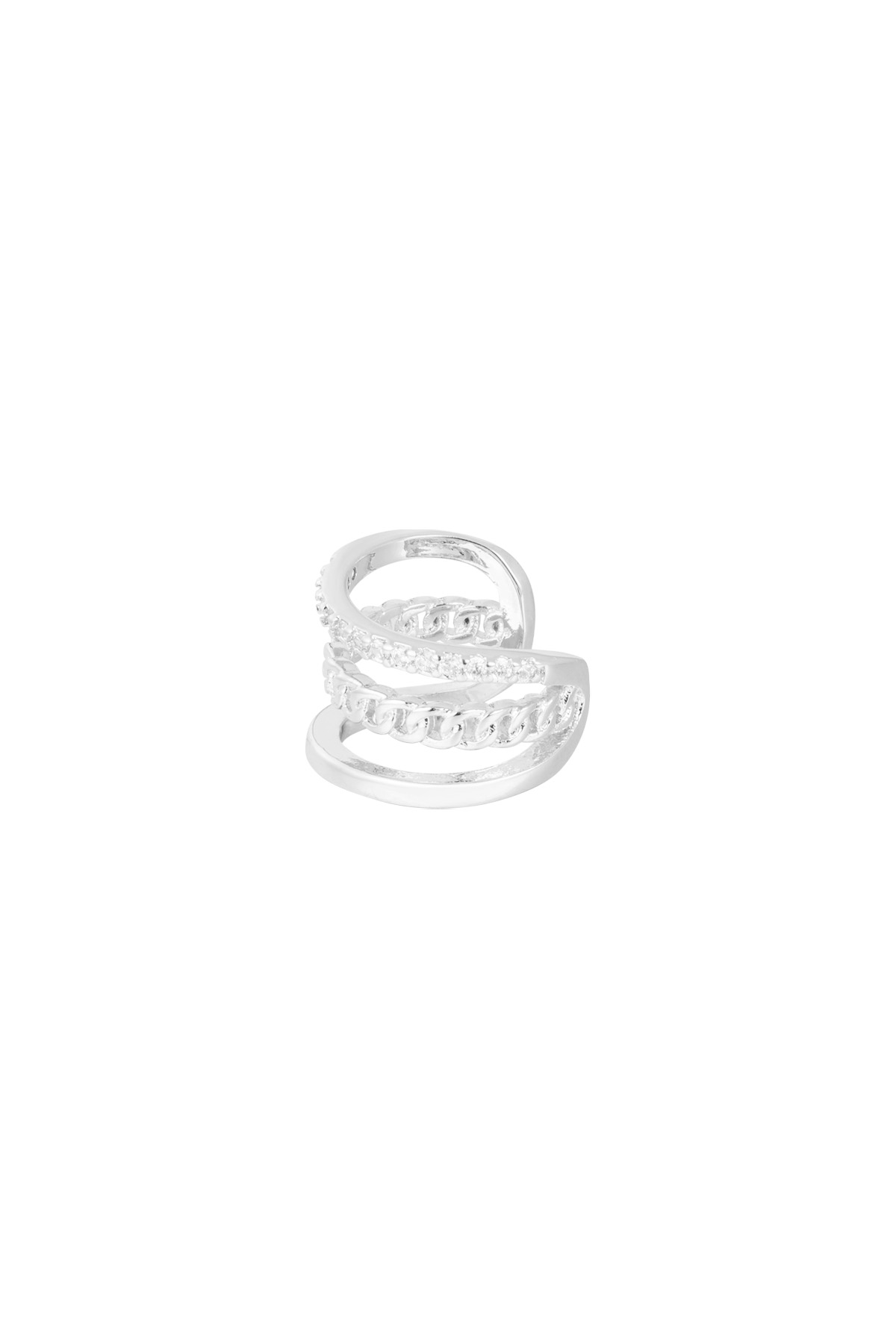 Earcuff Kette Allure - silber h5 