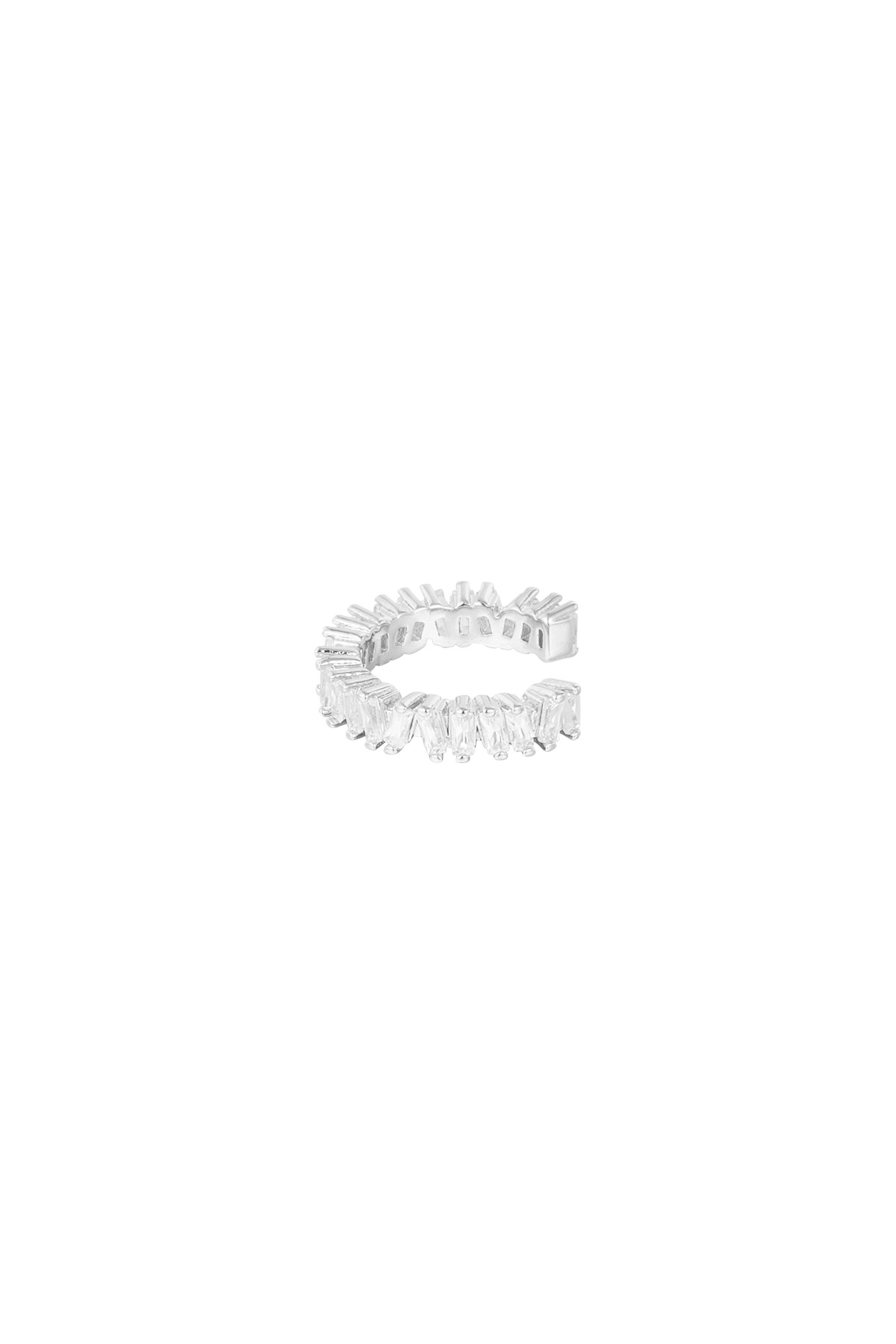 Boucle d'oreille Bold Sparkle - argent h5 