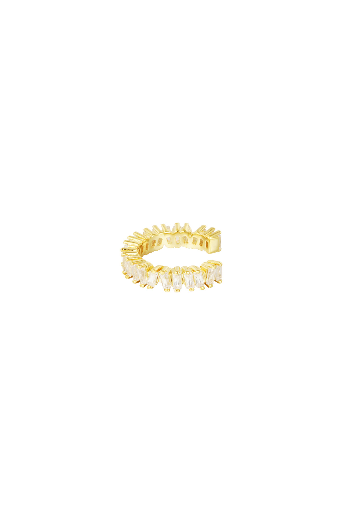 Earcuff Bold Sparkle - gold 