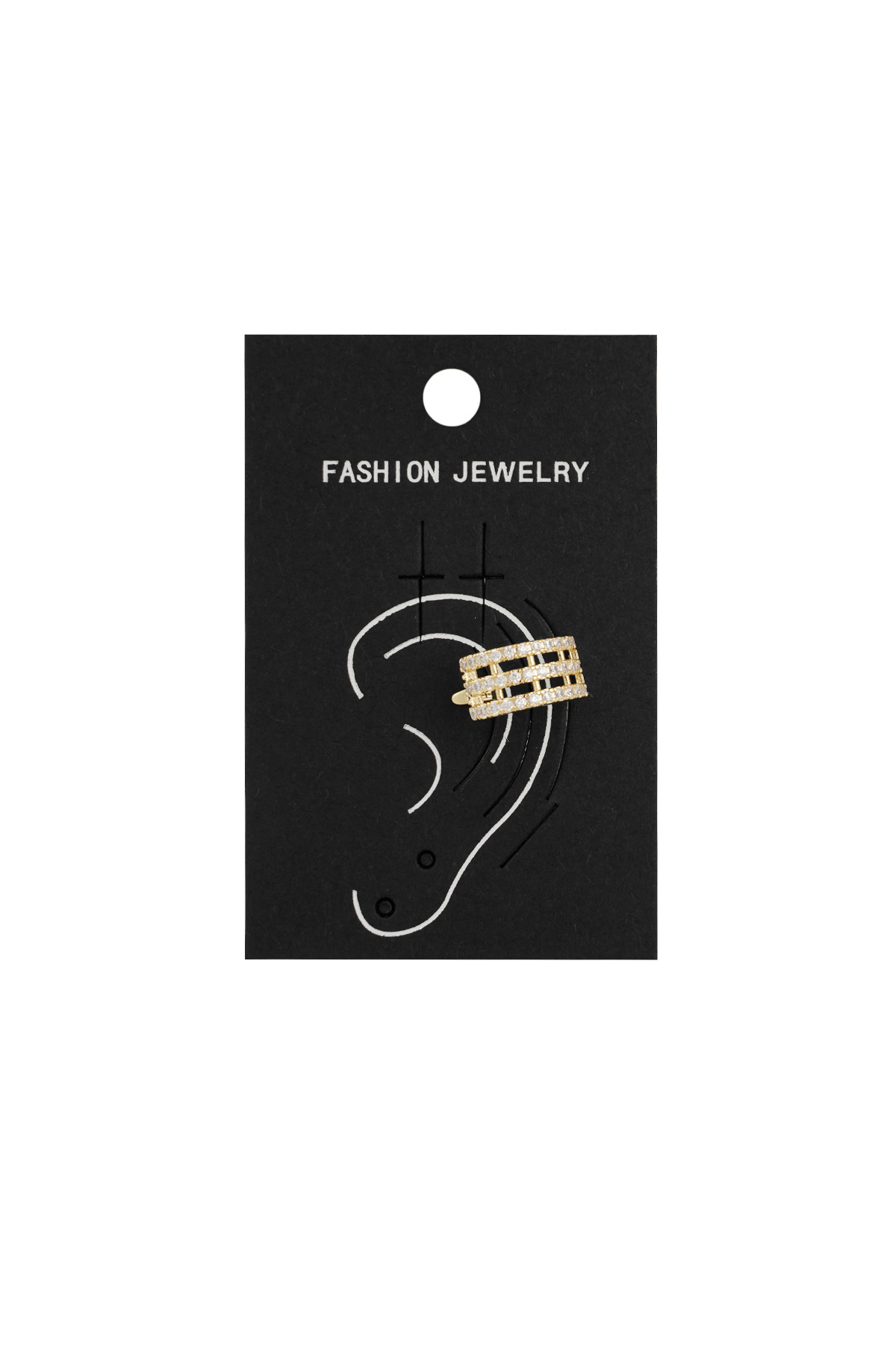 Earcuff Dazzle - altın h5 Resim5