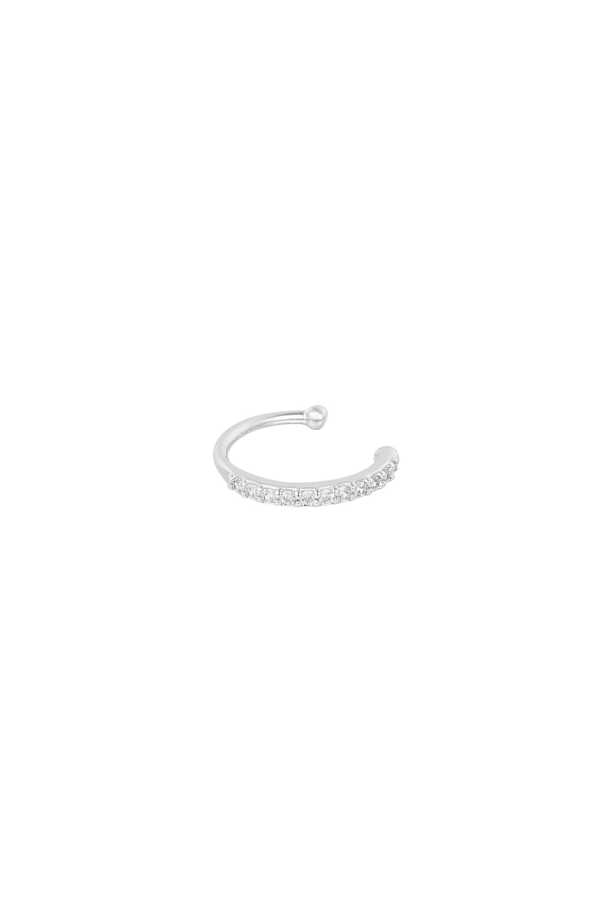 Earcuff Sparkle - gümüş h5 