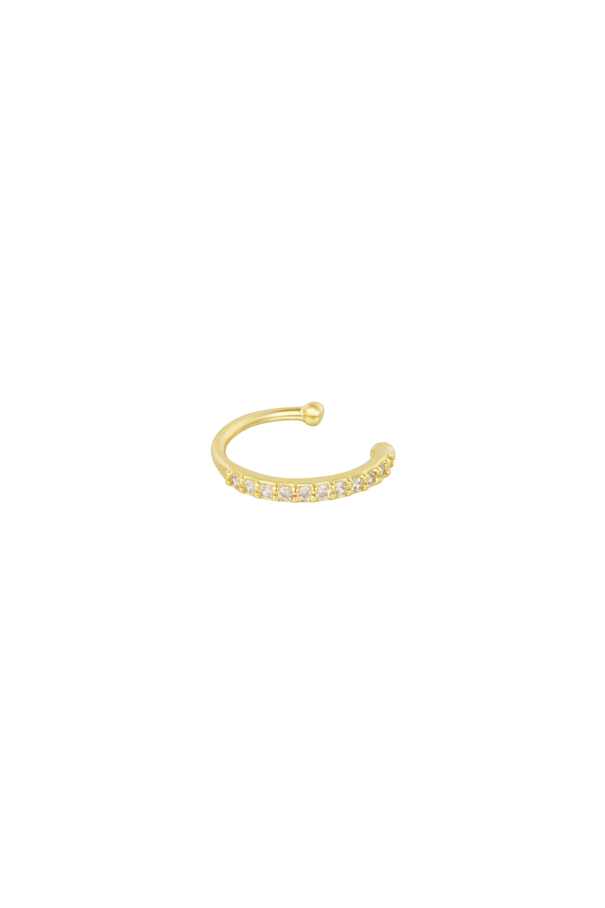 Earcuff Sparkle - Gold color