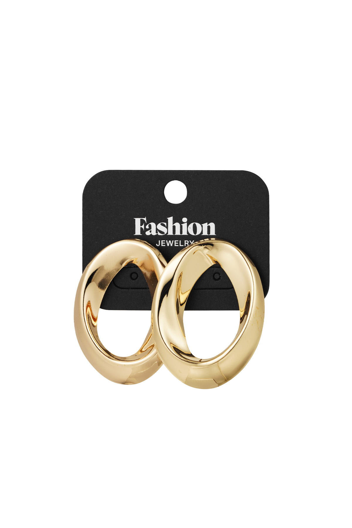 Open Ring earrings - gold Picture3