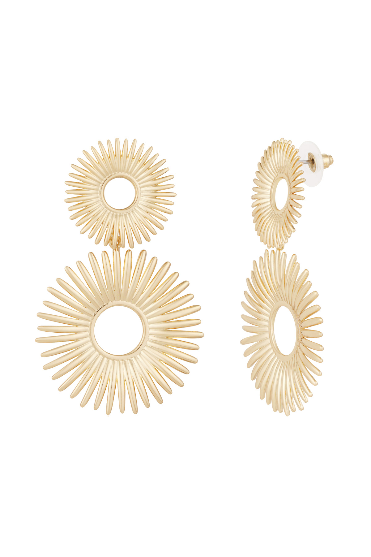 Glow day earrings - Gold color h5 