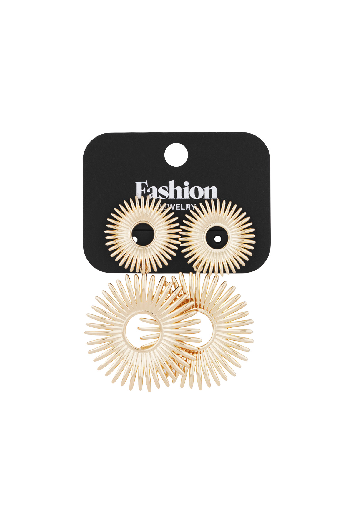 Glow day earrings - Gold color h5 Picture2