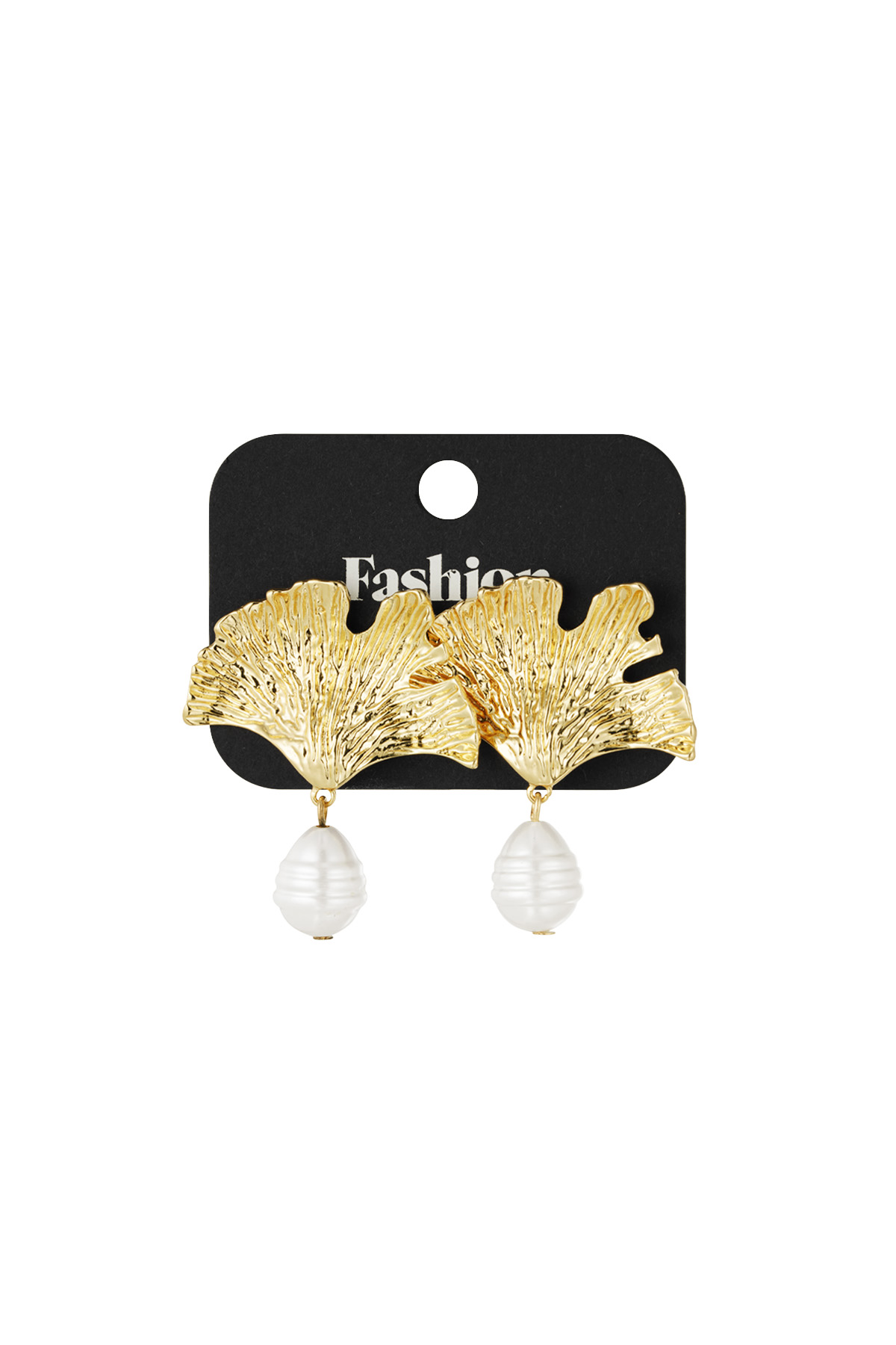 Boucles d'oreilles essence de perle - or h5 Image3