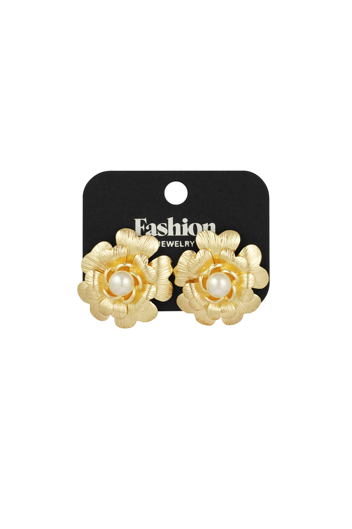 Orecchini Pearly Bloom - oro h5 Immagine3