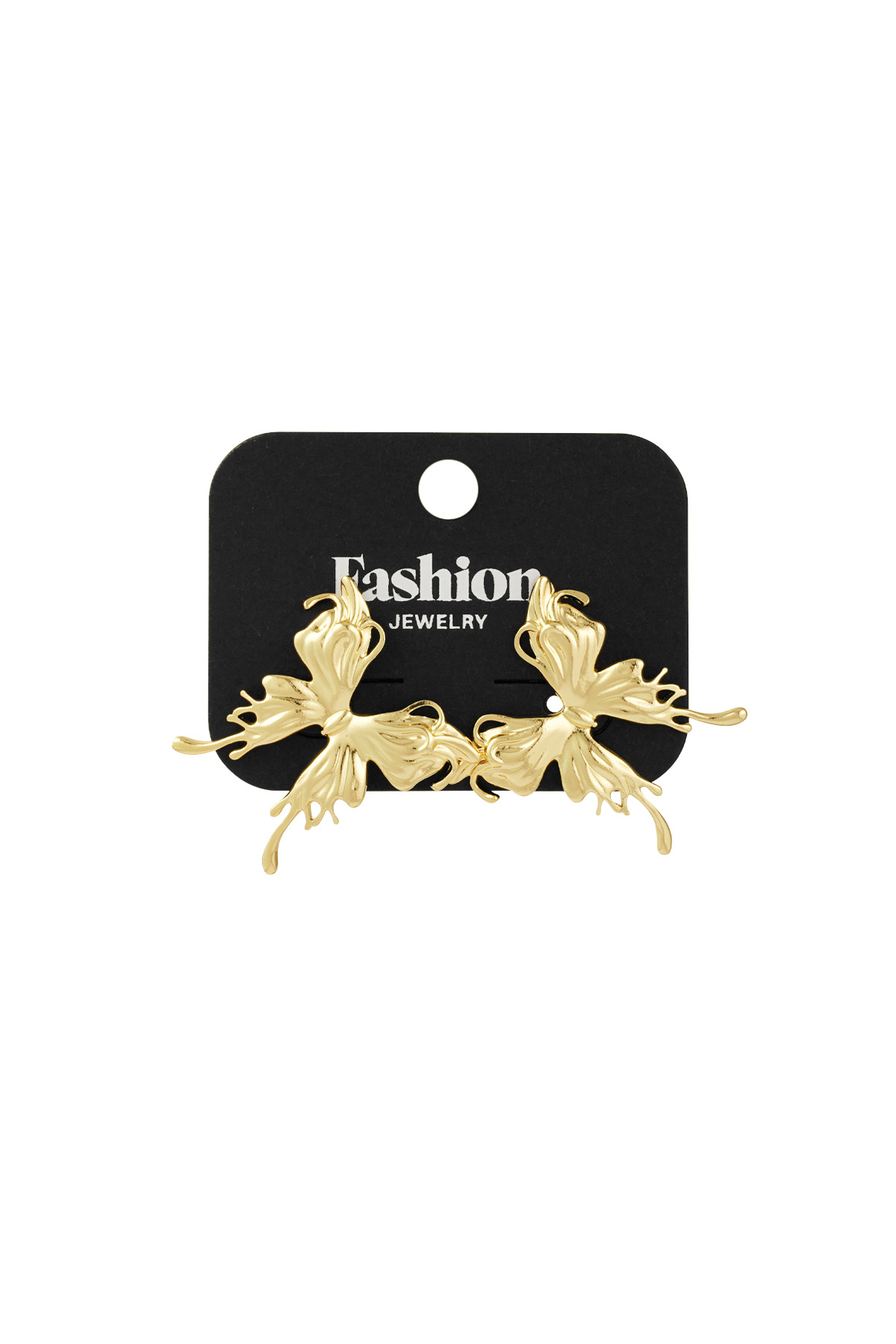 Elegant wings earrings - gold h5 Picture3