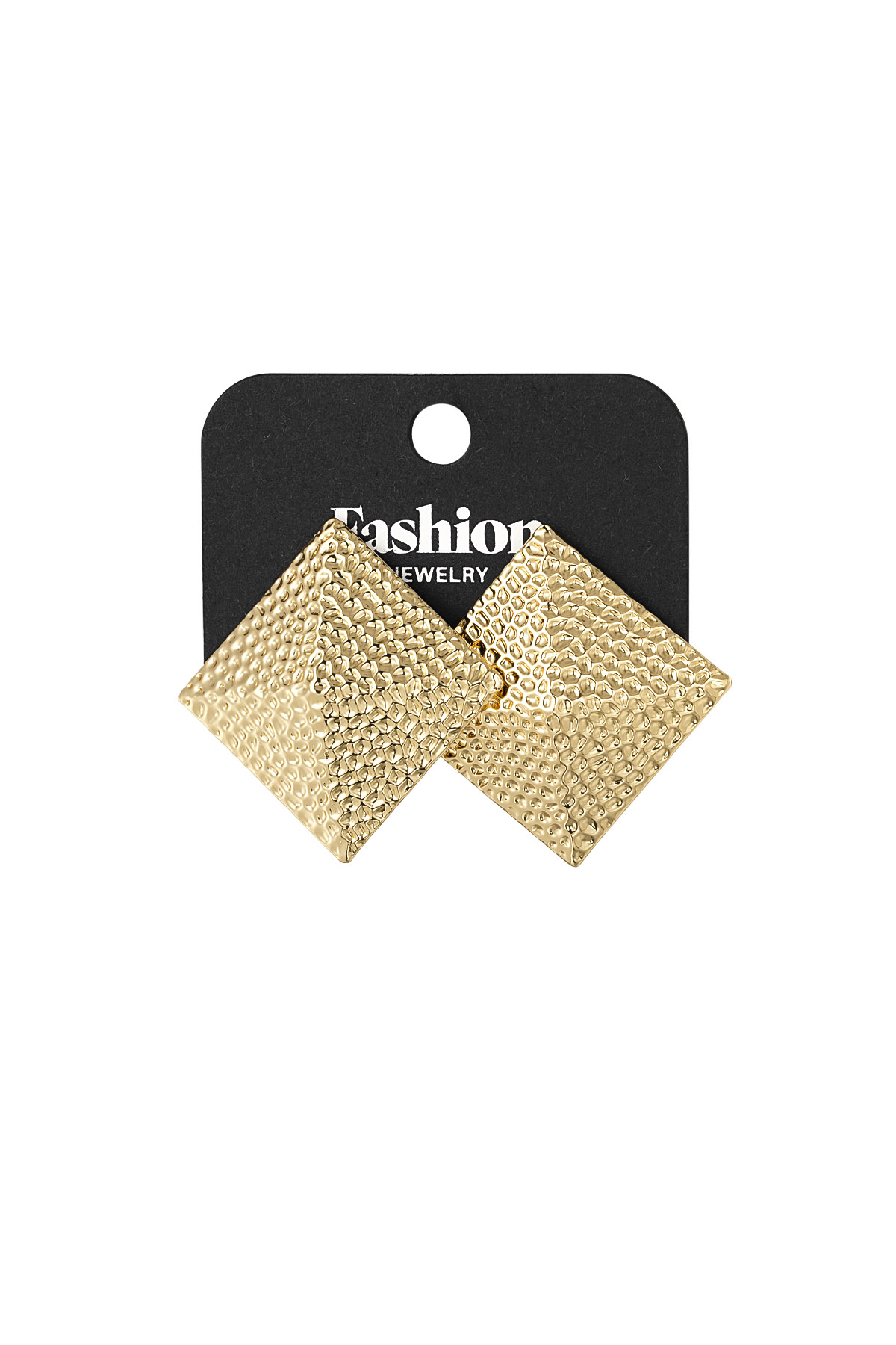 Earrings pure pyramid - gold h5 Picture3