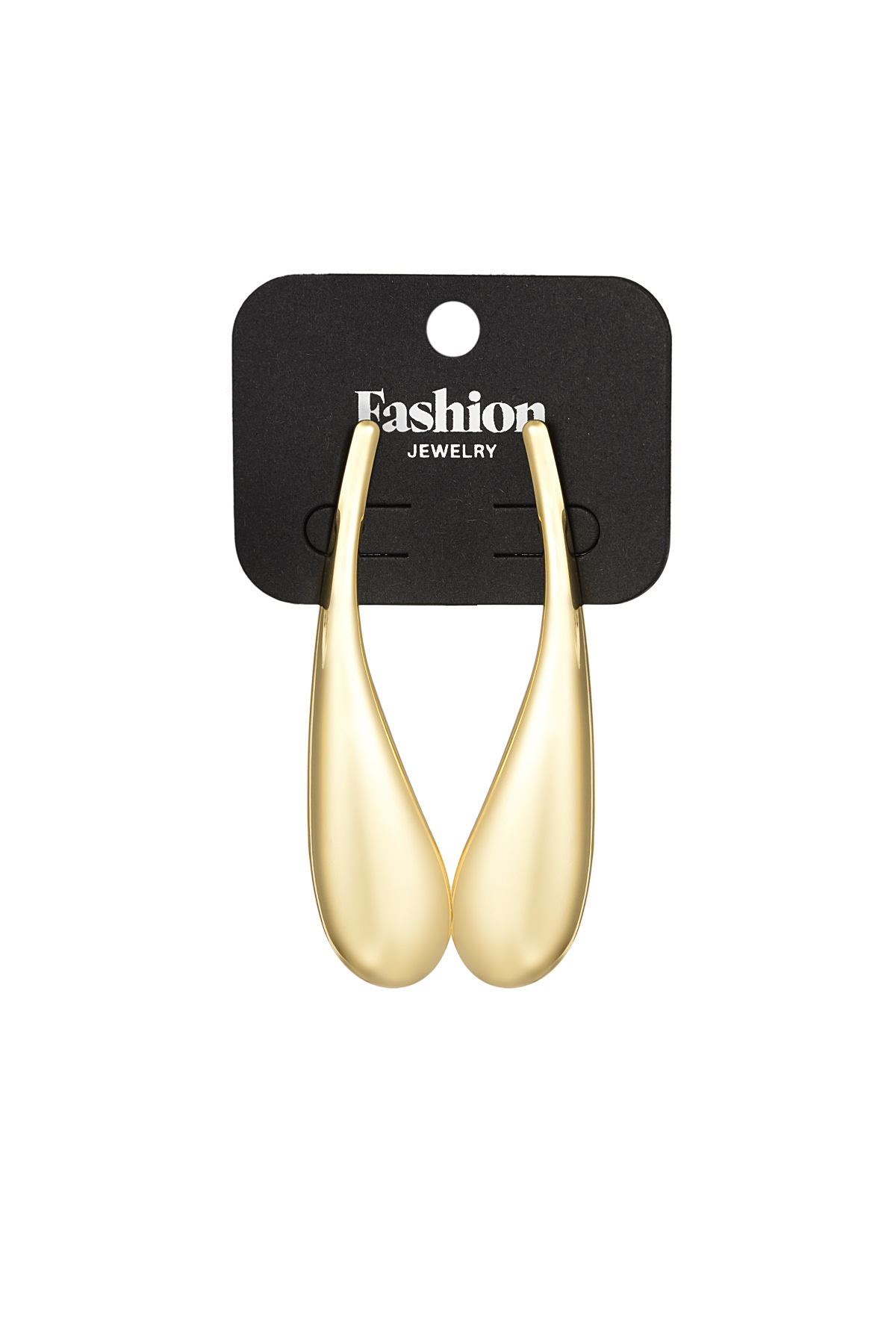 sleek drops earrings - gold h5 Picture3