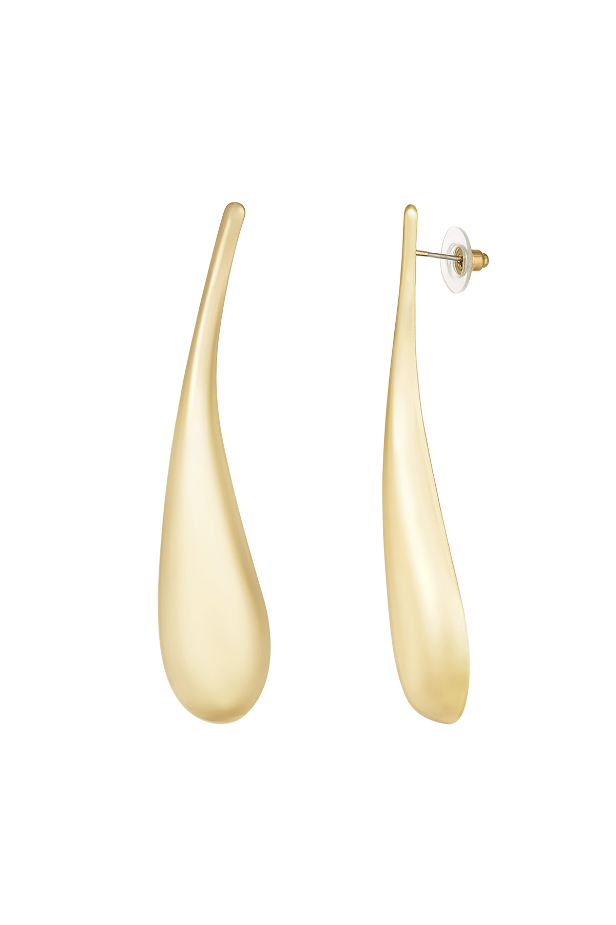 Pendientes elegantes con forma de gota - dorados h5 