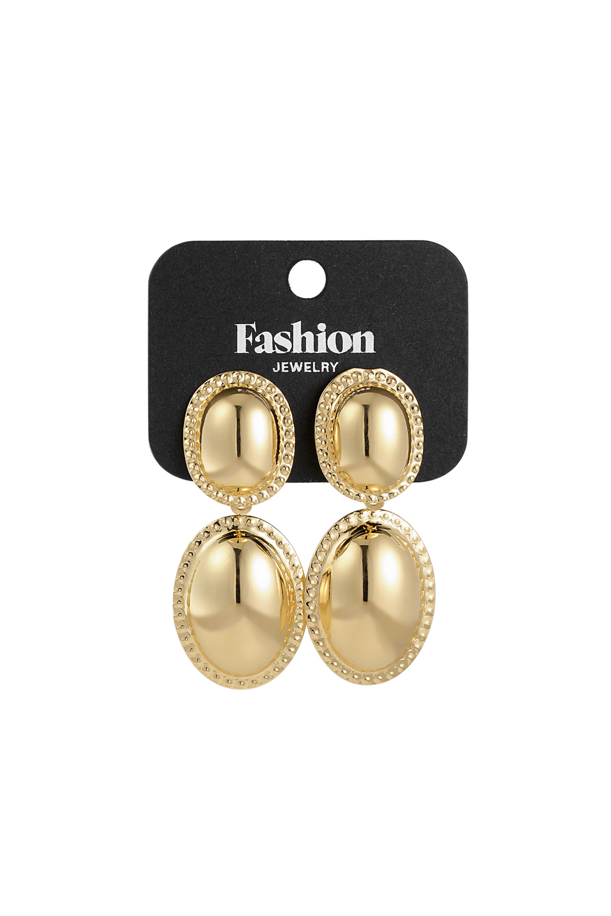 Double delight earrings - gold h5 Picture3