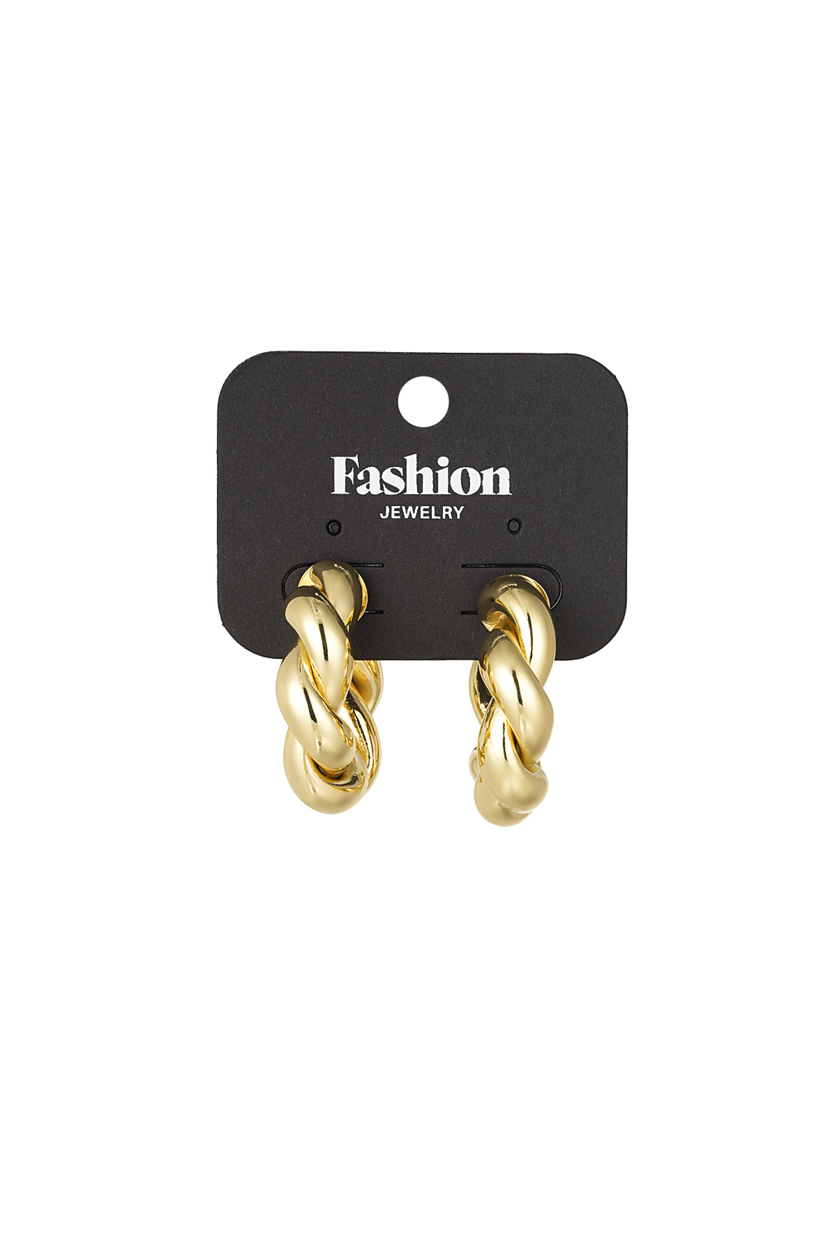 Pendientes Twisted Wonder - oro h5 Imagen3