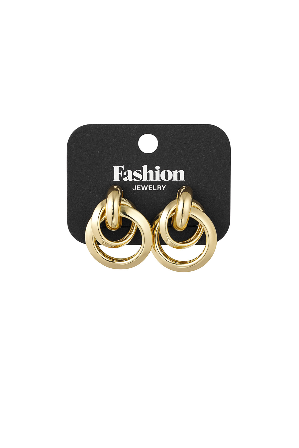 Round and Round earrings - gold h5 Picture3