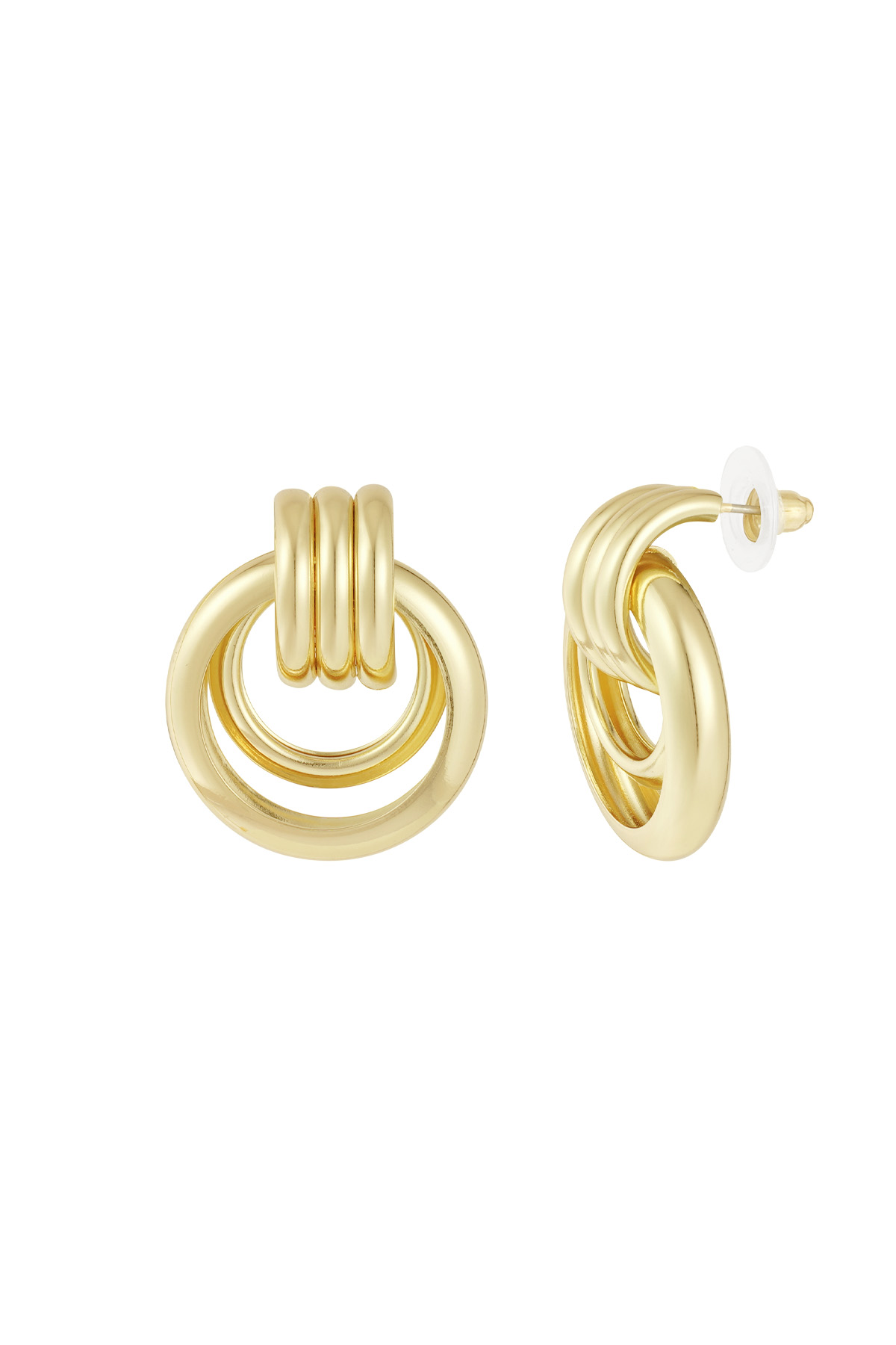 Boucles d'oreilles flash funky - or h5 