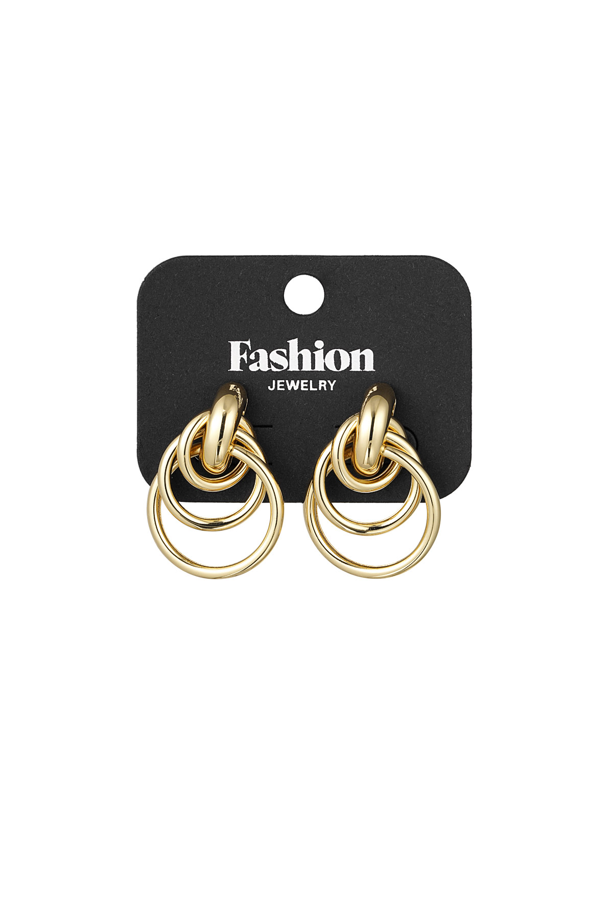 Eternal Circles earrings - gold h5 Picture3