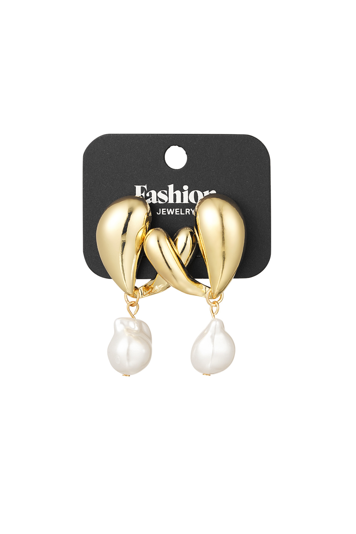 Earrings pearl manifest - gold h5 Picture2