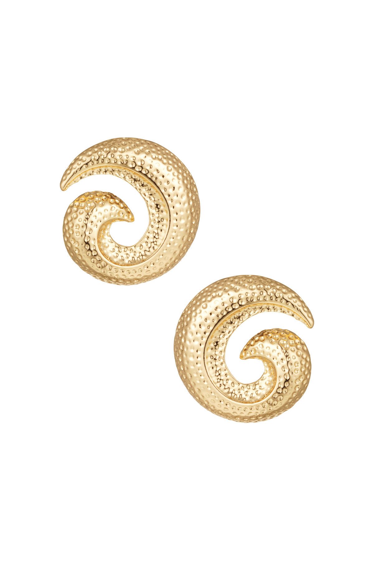 Chic cascade earrings - gold h5 