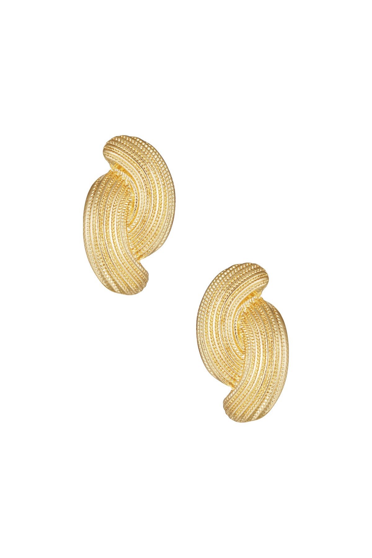 Earrings radiant rebel - gold h5 