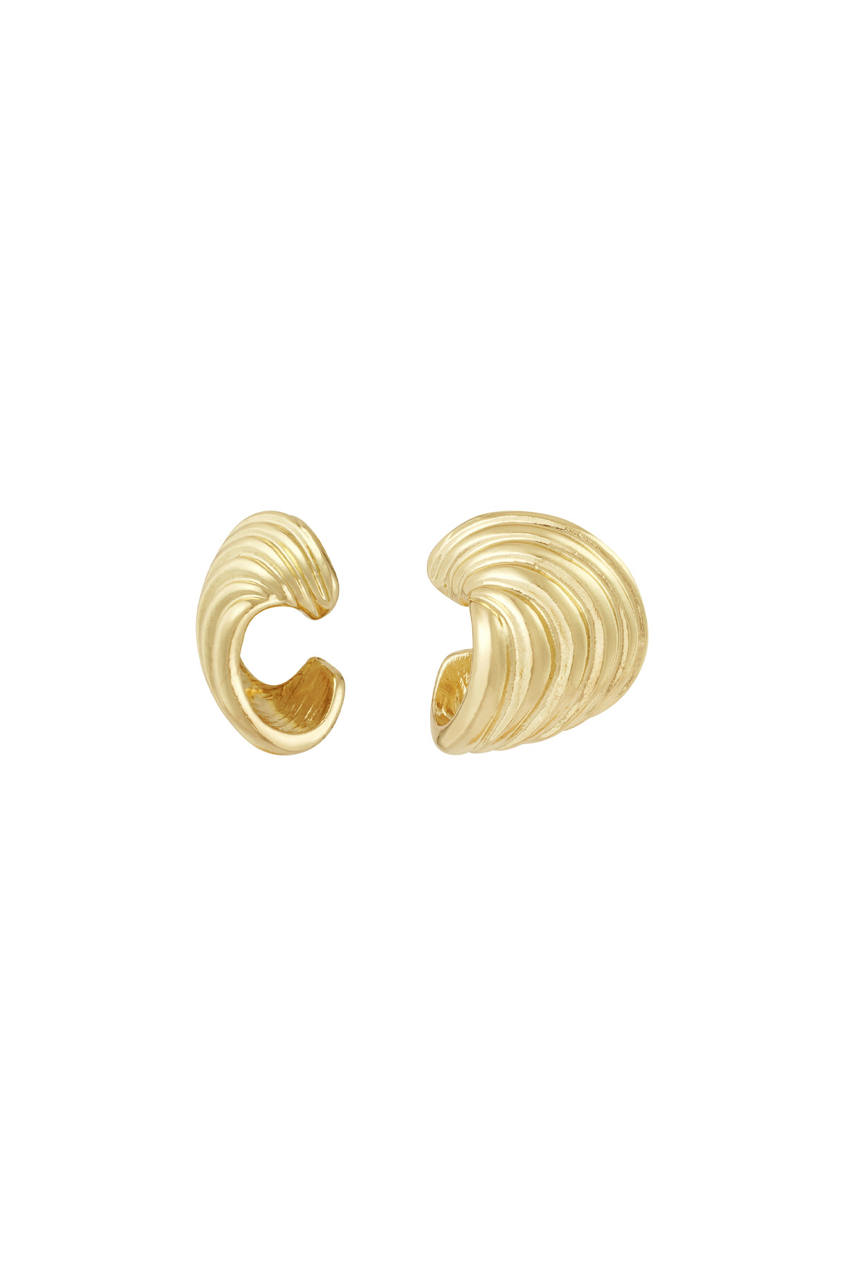 Orecchini Elegant Waves - oro h5 