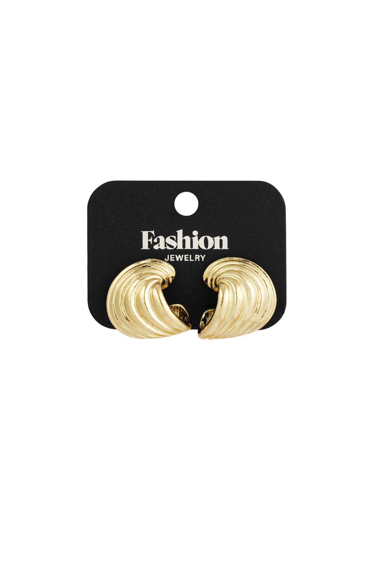 Elegant Waves earrings - gold h5 Picture3