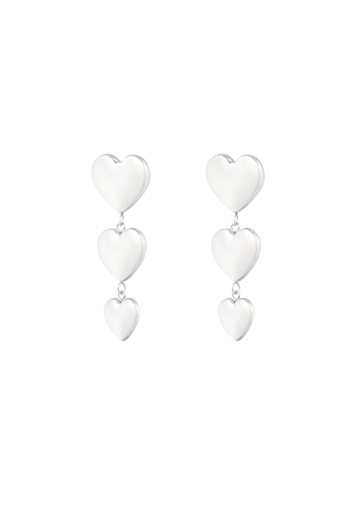 Pendientes Romantic Vibes - plata h5 