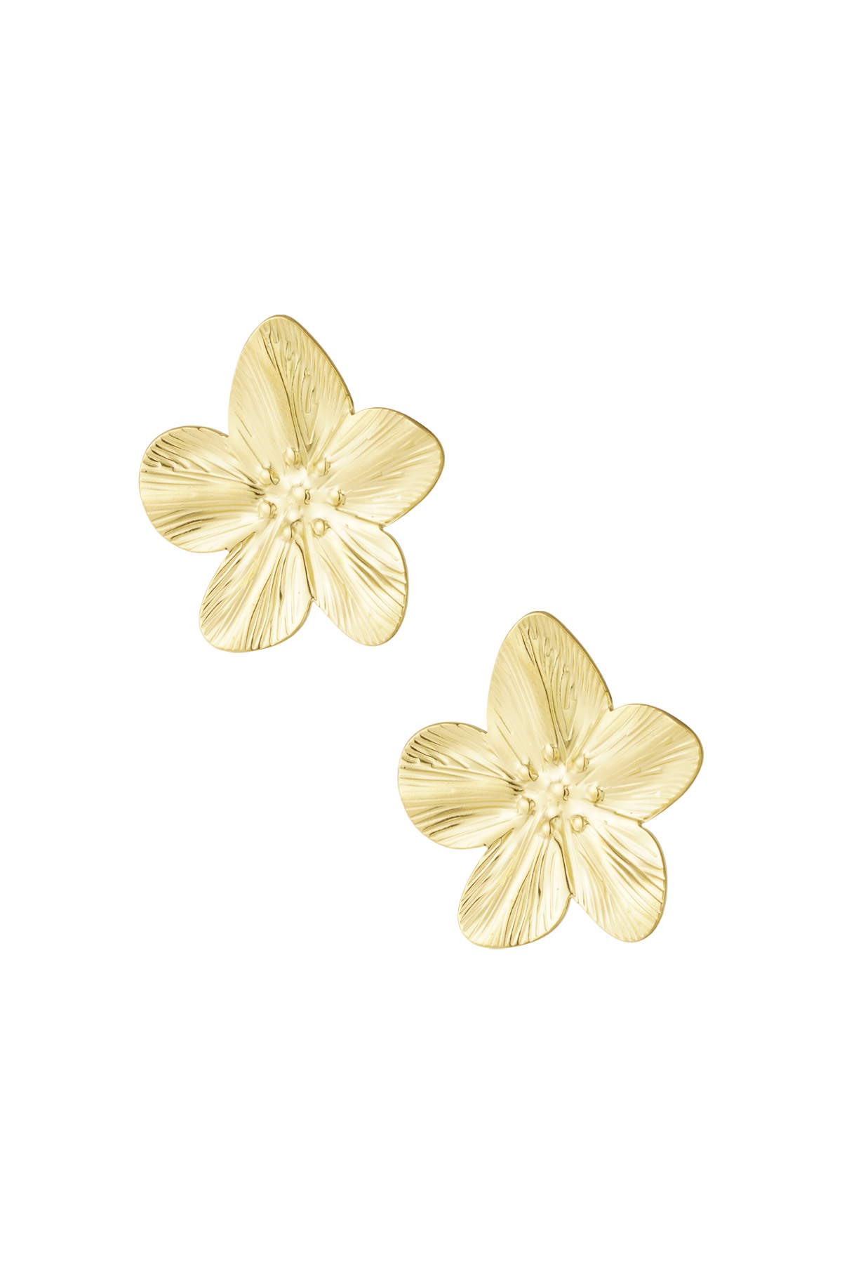 Oorbellen petal pop - goud