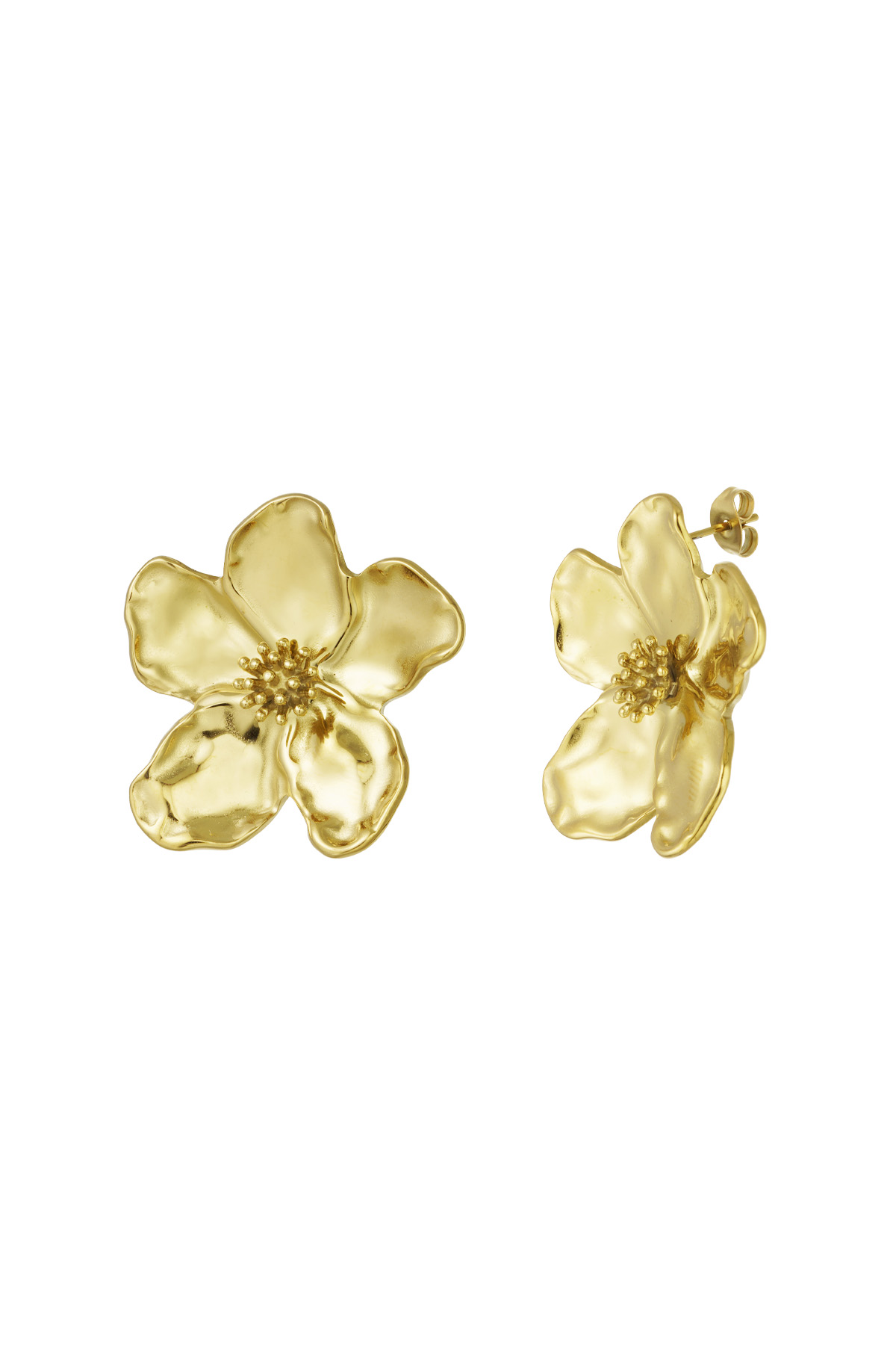 Earrings oopsie daisy - gold h5 