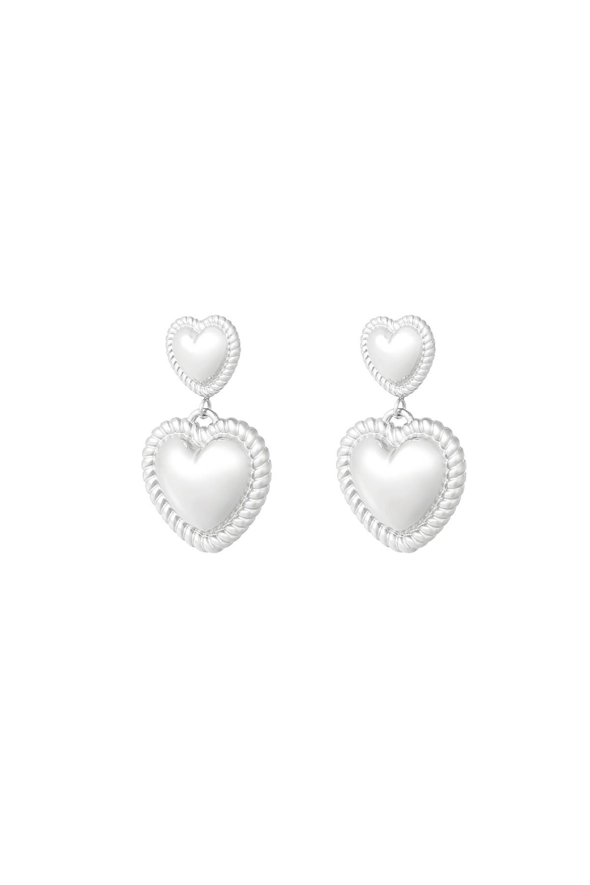 My Sweetheart earrings - silver 