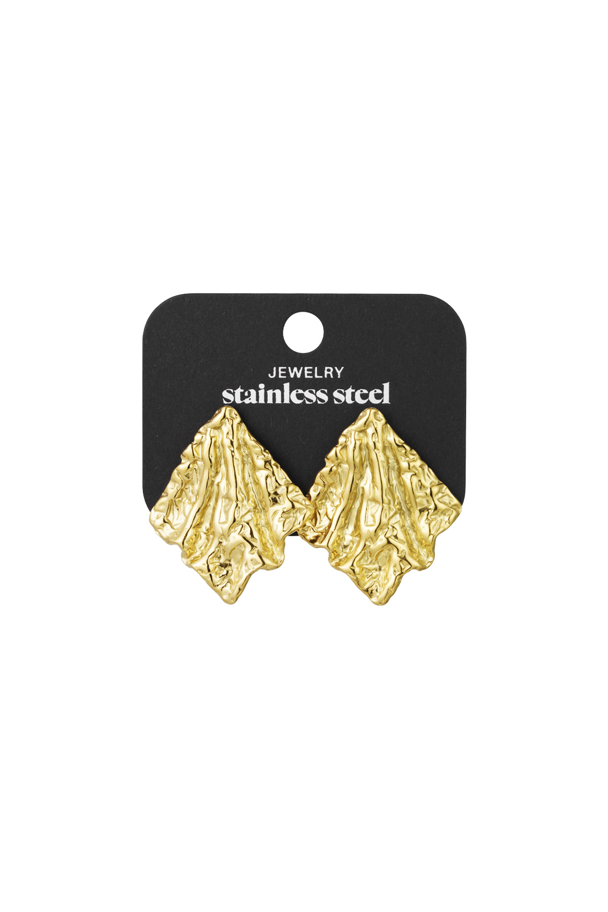 Textured Statement earrings - gold h5 Picture3