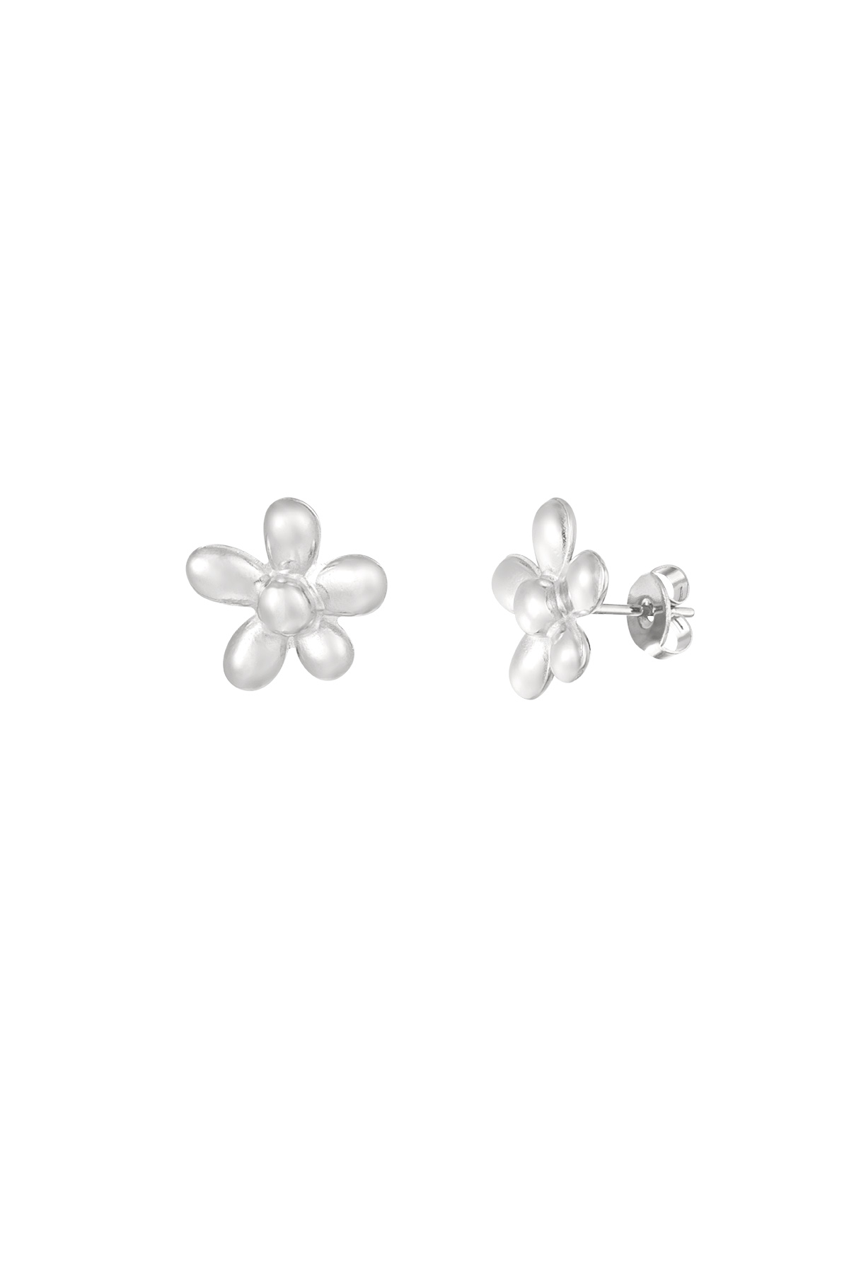 Cute Daisy Flower earrings - silver 