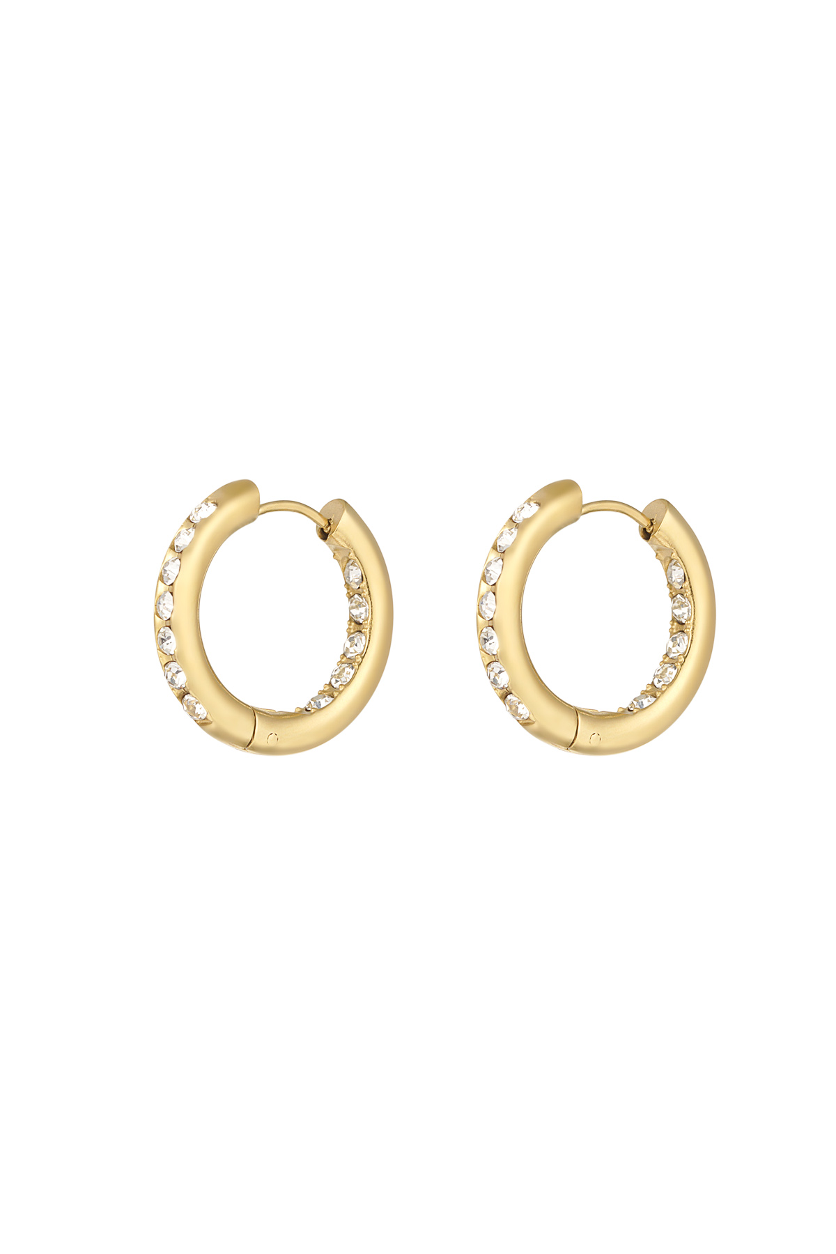 Earrings say yes - gold h5 