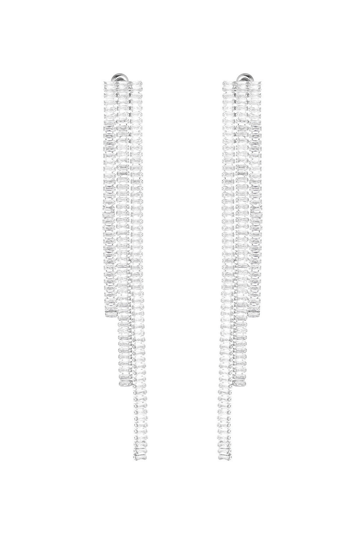 Elite shine earrings - silver h5 Picture3