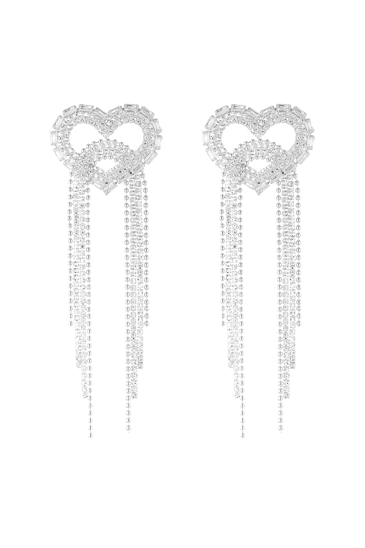 Heart of the party earrings - silver h5 Picture3