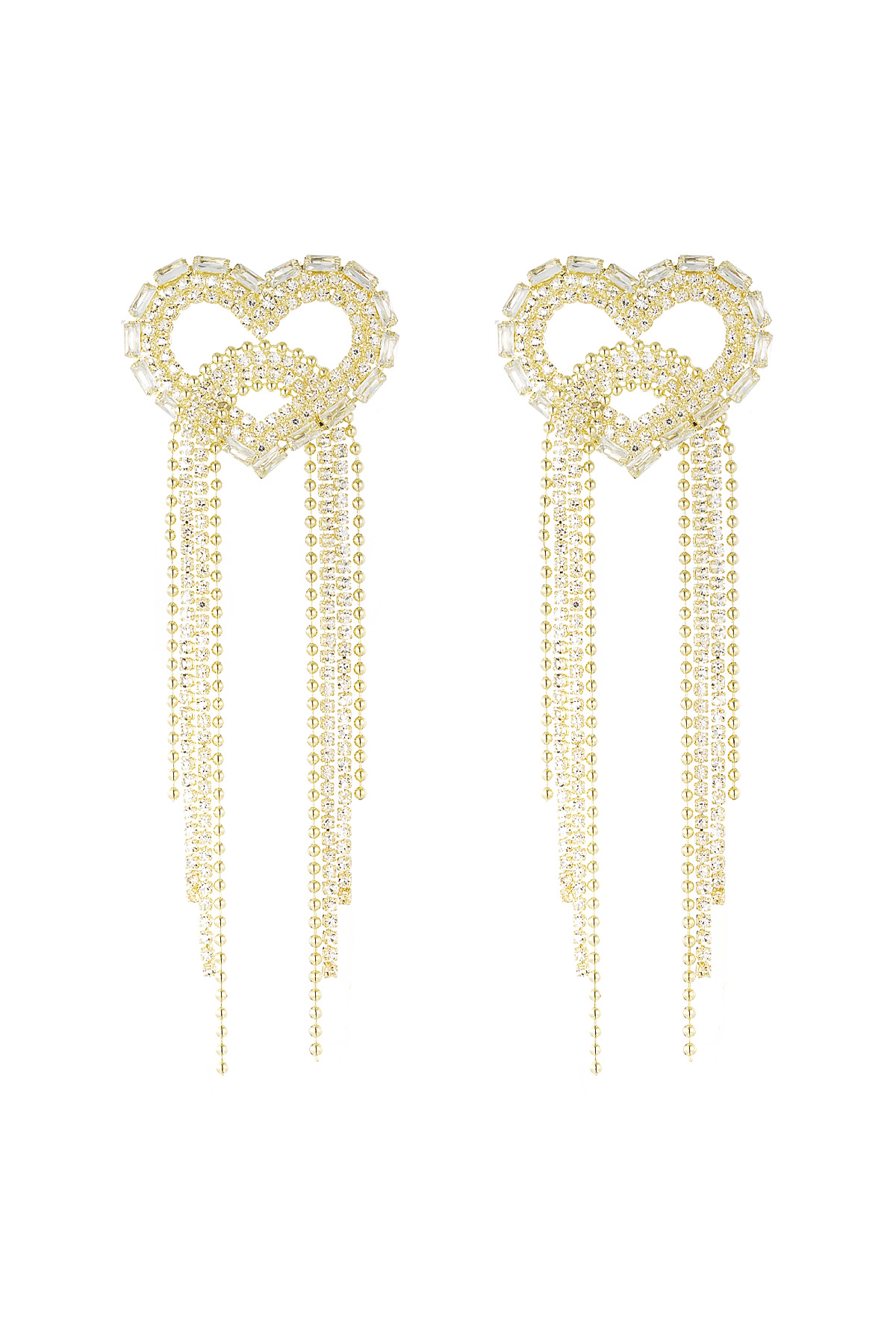 Heart of the party earrings - gold h5 Picture3