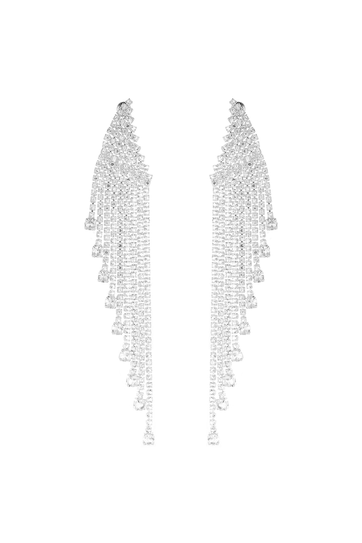 Ultimate glamour earrings - silver h5 Picture3