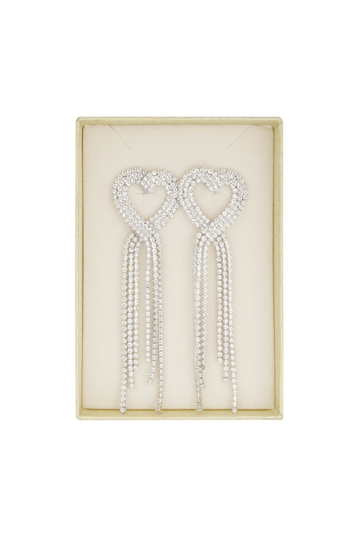 Boucles d'oreilles coeur lumineux - argent h5 Image3