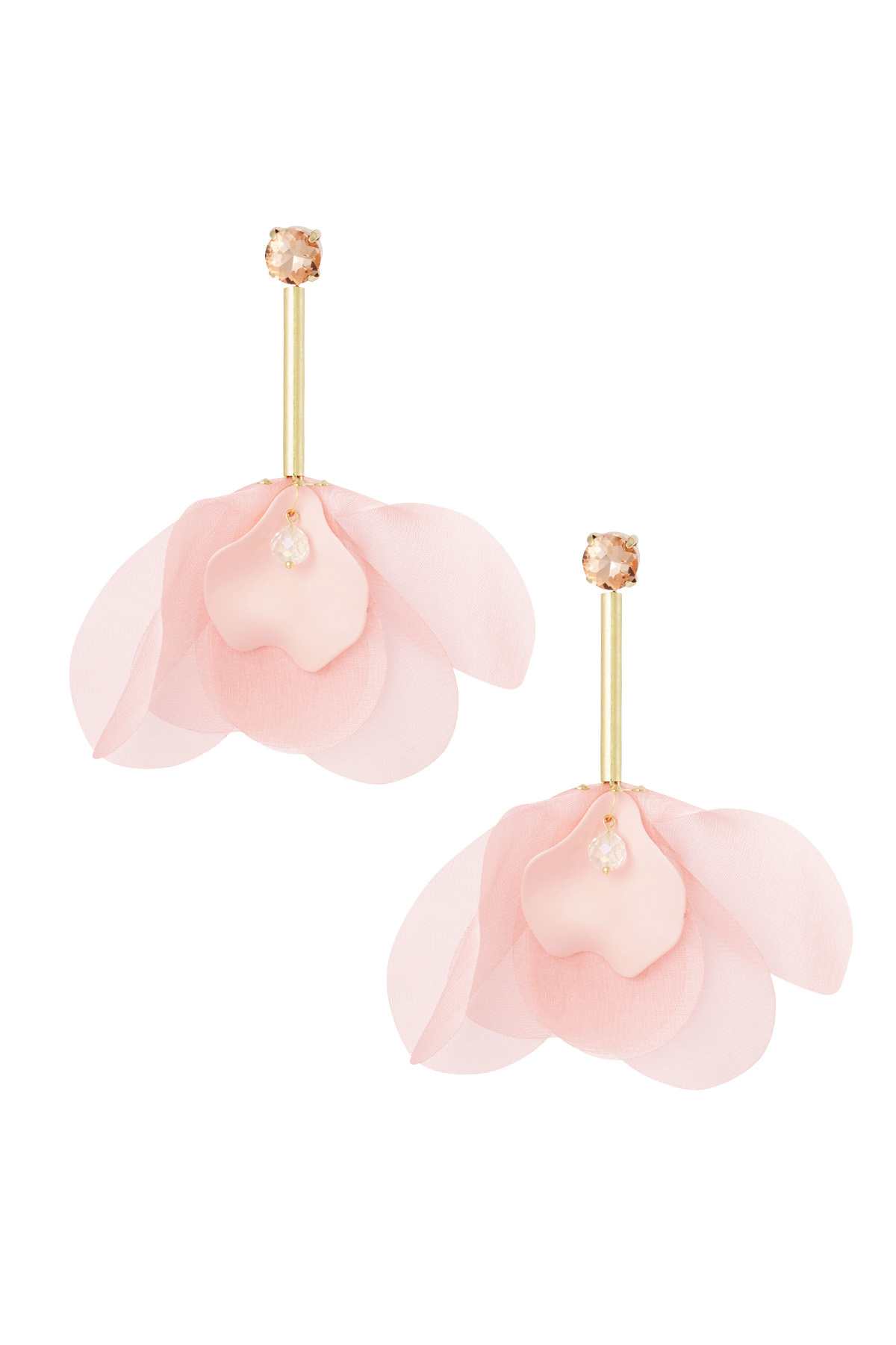 Boucles d'oreilles Happy Daisy Days - rose h5 