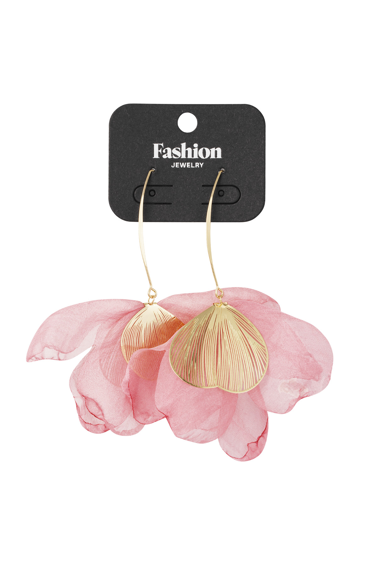 Charming Flower oorbellen - roze h5 Afbeelding3