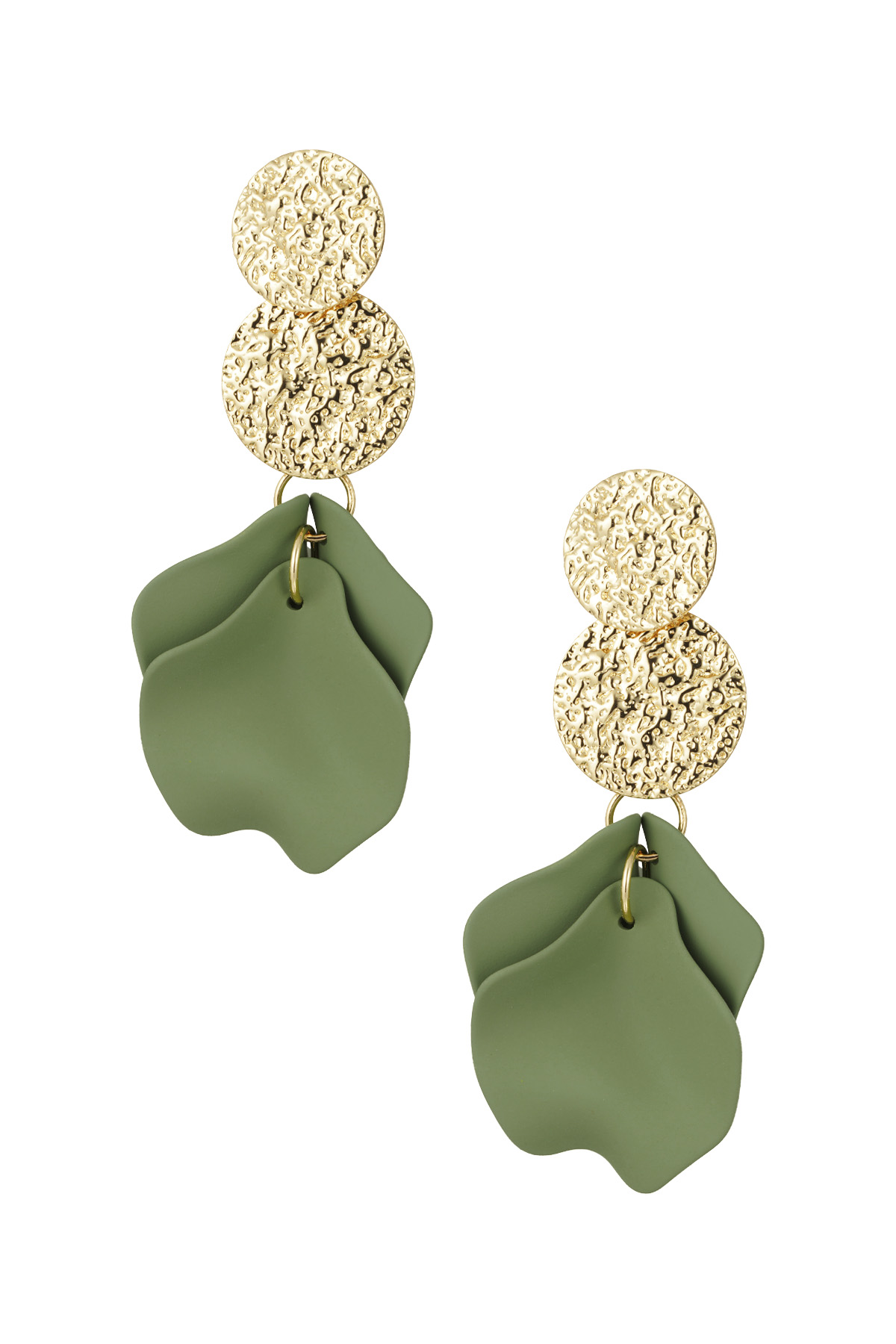 Boucles d'oreilles Blooming Chic - vert 