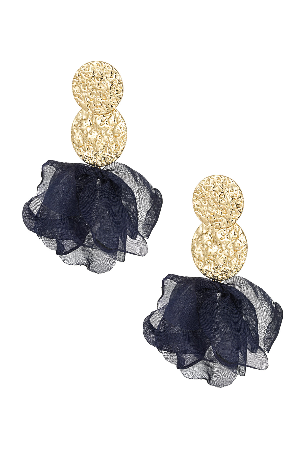 Pendientes Blooming Babe - azul oscuro h5 