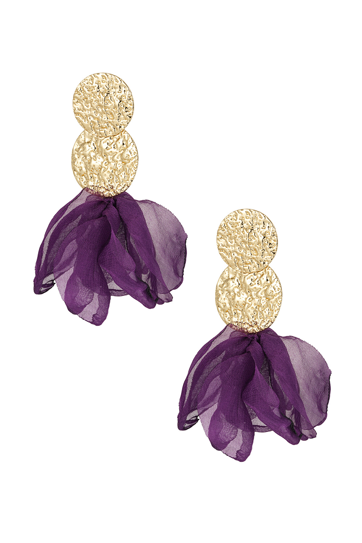 Blooming Babe earrings - purple 