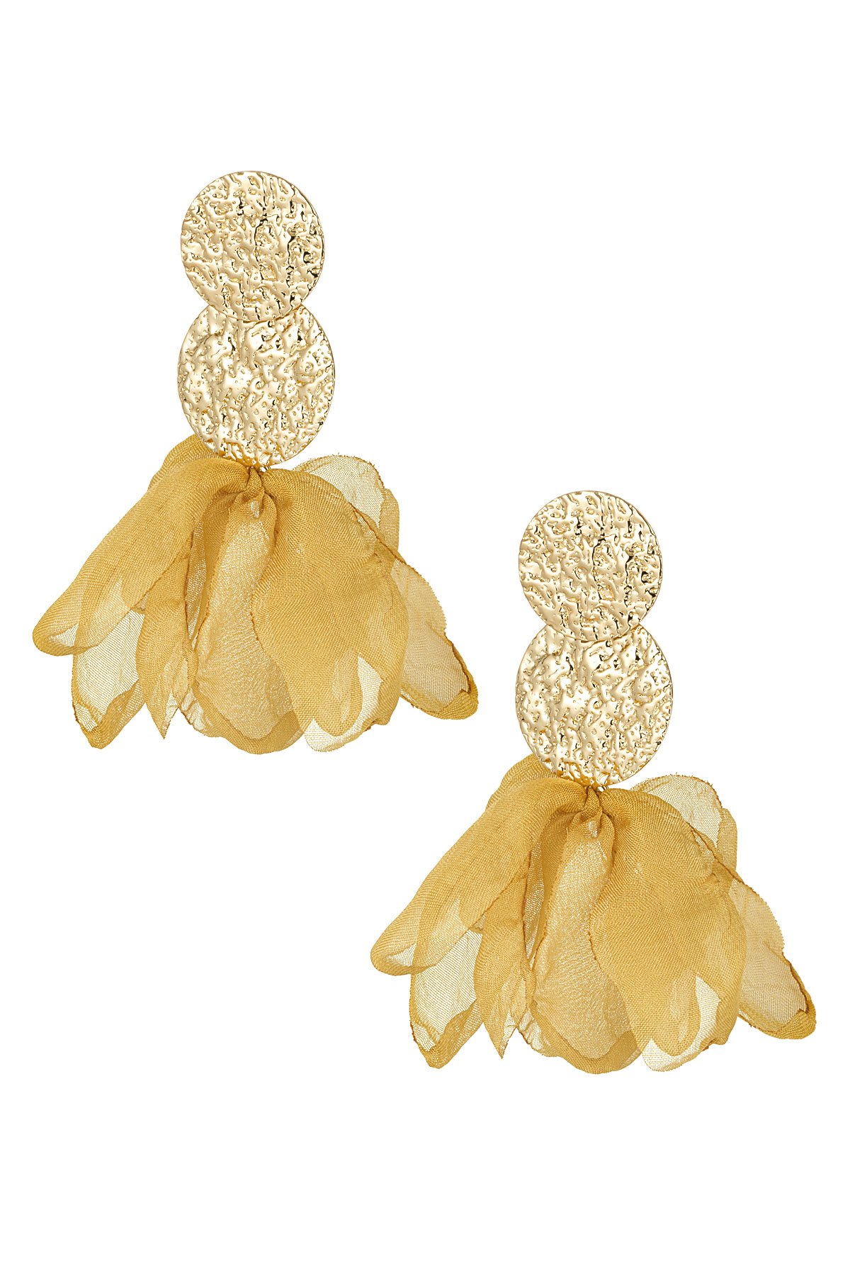 Boucles d'oreilles Blooming Babe - jaune h5 